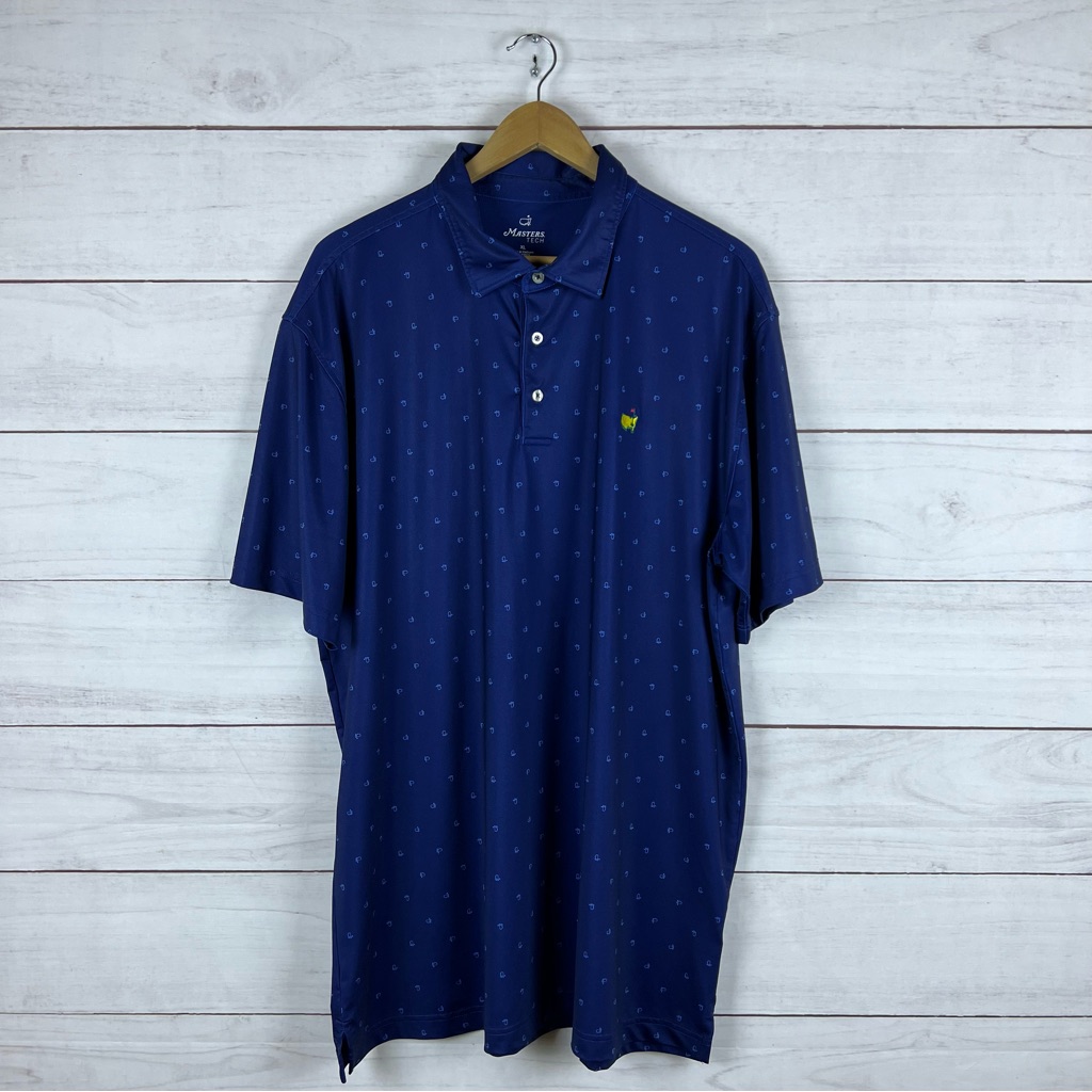 Masters Tech Masters Logo Golf Polo Shirt Xl